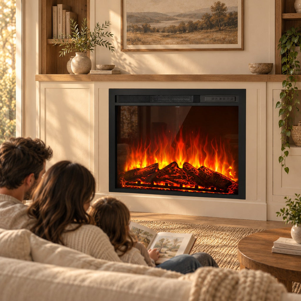 Embra Cabinet Insert Electric Fireplace — 28.5", 35" or 40"
