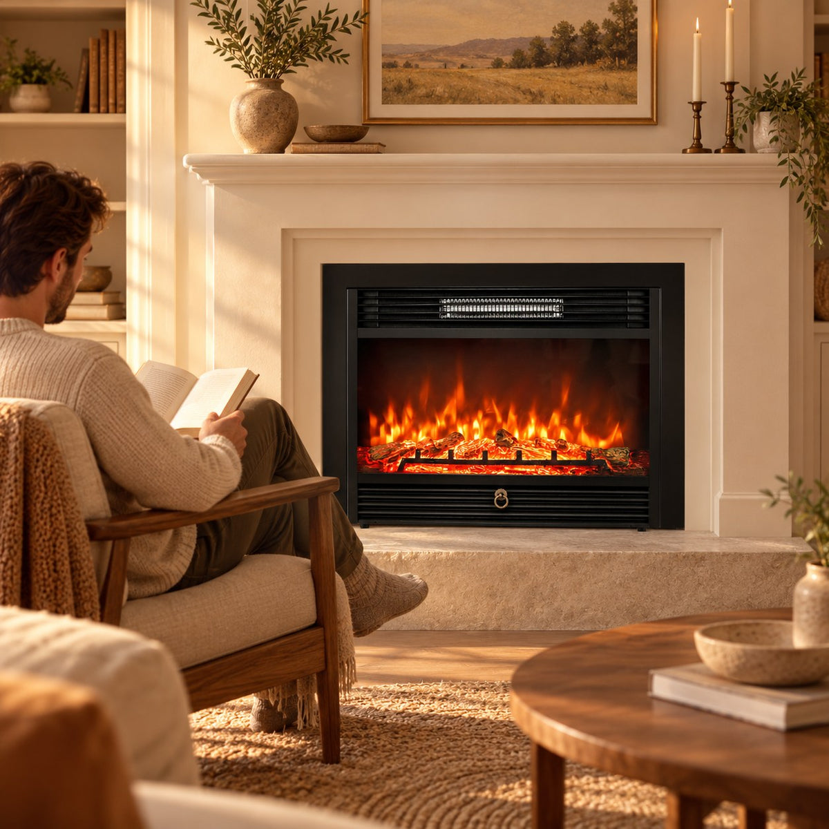 Embra Insert 28.5" Certified Electric Fireplace Insert