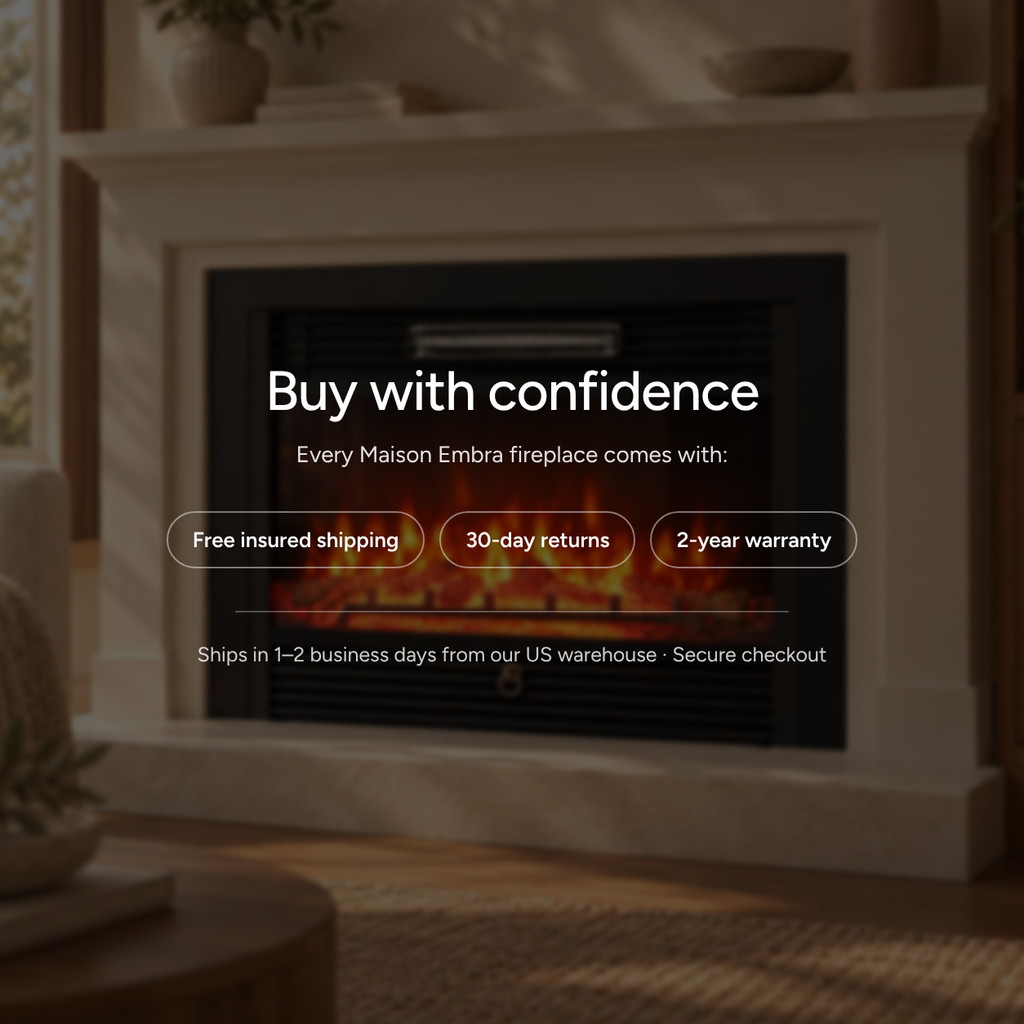 Embra Insert 28.5" Certified Electric Fireplace Insert