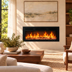 Embra Classic 50" Recessed & Wall-Mounted Electric Fireplace