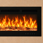 Embra Classic 50" Recessed & Wall-Mounted Electric Fireplace