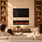 Embra Linear Recessed & Wall-Mounted Electric Fireplace