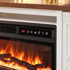 Embra Media Wall 60" TV Stand with Electric Fireplace