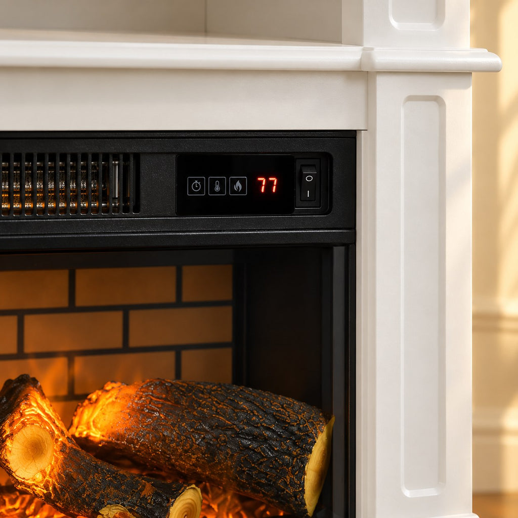 Embra Mantel 32" Shelf Freestanding Electric Fireplace