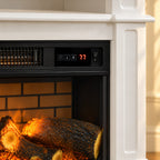 Embra Mantel 32" Shelf Freestanding Electric Fireplace